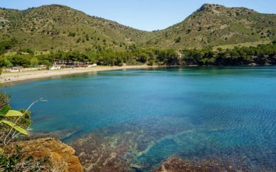 Route en voiture pour visiter les plages près de Portbou